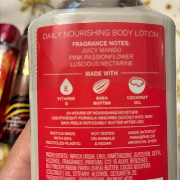 Bath & Body Works 4 Pc Set Body Lotion Fragrance Wash + Body Cream - Picture 3 of 5